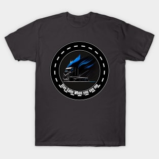 Truck Road Life Design T-Shirt